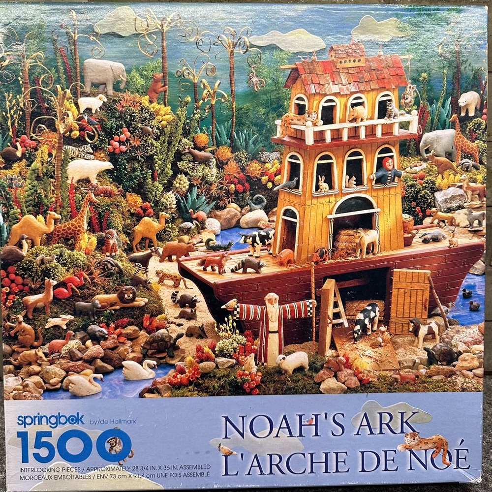 Hallmark Springbok 1500 Piece Puzzle with Swans and Animals